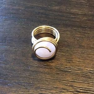 Beautiful Goldfield quartz ring